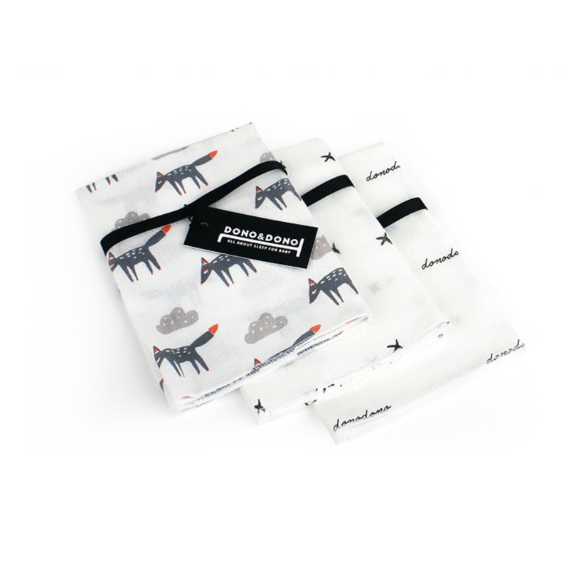 Set 10 khăn sữa DonoDono cao cấp Hàn Quốc cho bé từ Sơ Sinh