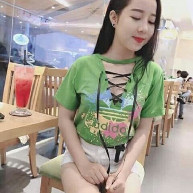 Áo thun đan dây hot