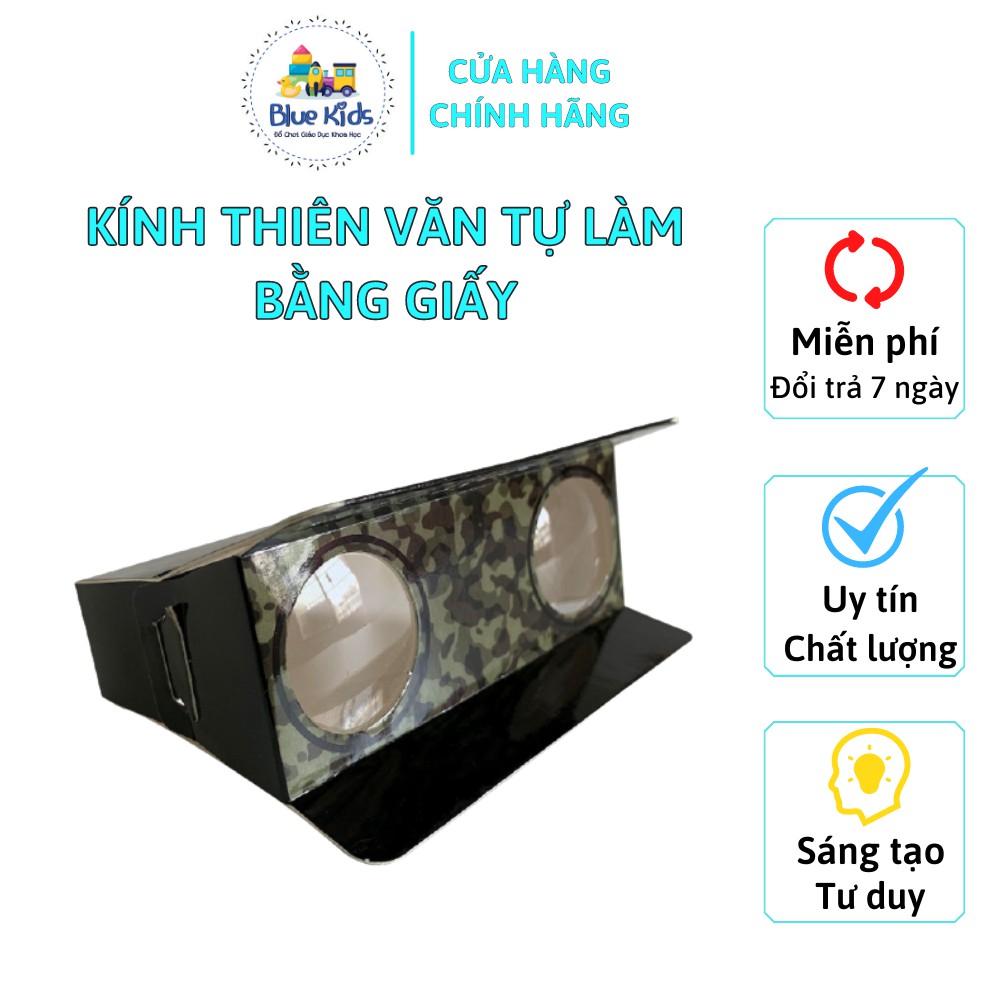 Đồ chơi khoa học STEAM tự làm kính thiên văn bằng giấy, kích thích sáng tạo và phát triển trí tuệ