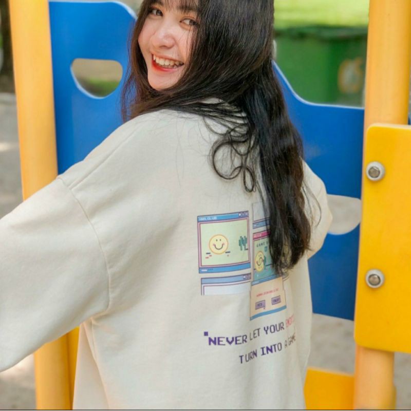 ÁO KHOÁC NỈ CARDIGAN EMOTION ULZZANG (Ảnh thật) | BigBuy360 - bigbuy360.vn