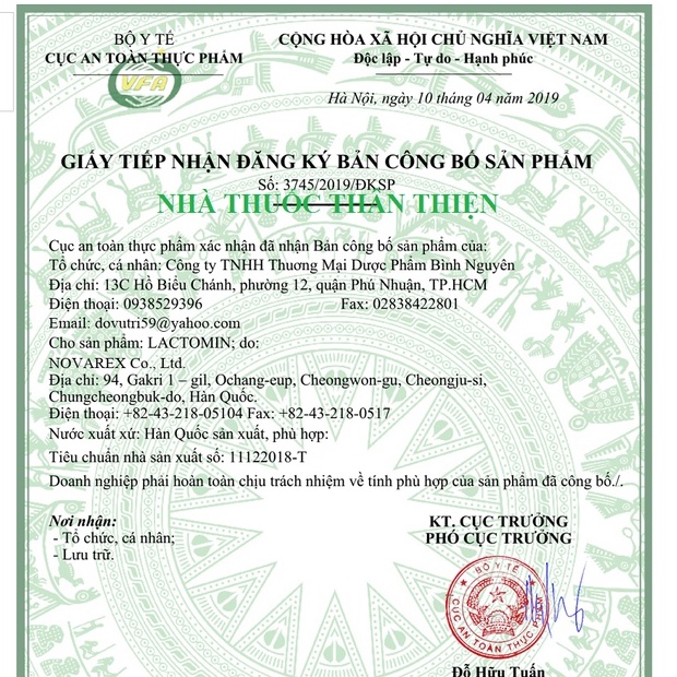 Lactomin - Hỗ trợ giúp làm giảm các triệu chứng rối loạn tiêu hóa (6 VỈ)