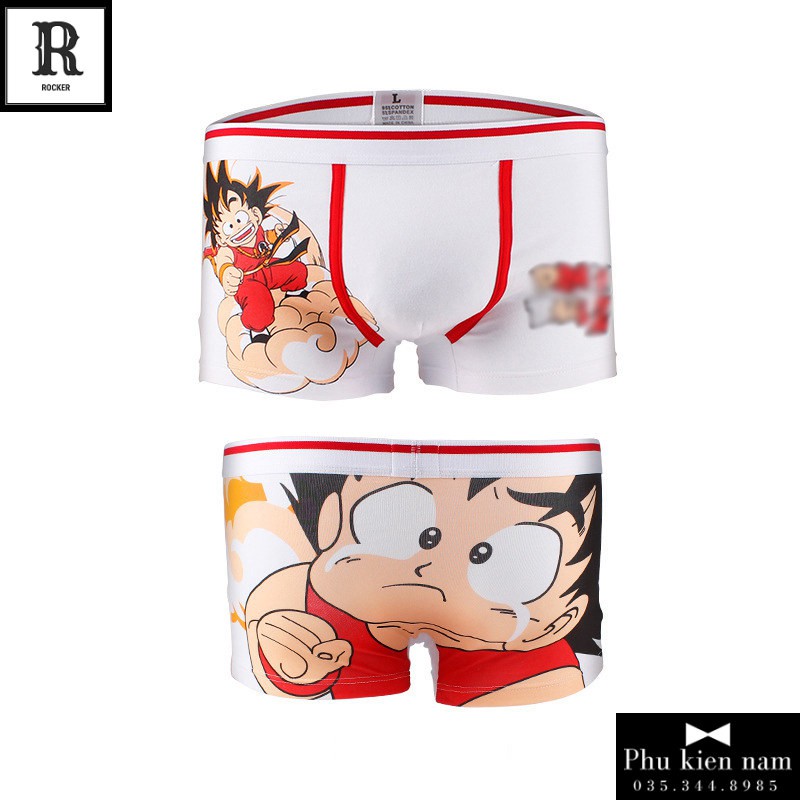 [Combo] Hộp 4 Quần Lót Nam Boxer - Quần Sịp Boxer HOẠT HÌNH S001.16