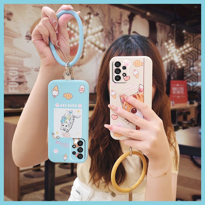 Skin feel silicone Lens bump protection Phone Case For Samsung Galaxy A73 5G/SM-A736B Liquid silicone shell ring