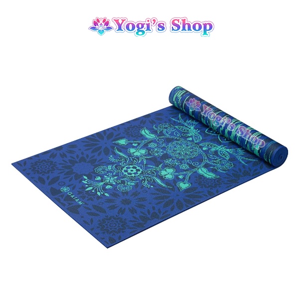 Thảm Tập Yoga PVC Hoa Văn 2 Mặt Relax 6mm | Hàng Đài Loan Xuất Khẩu