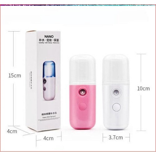 BÌNH XỊT KHOÁNG, PHUN SƯƠNG NANO MINI CẦM TAY DUNG TÍCH 30ML DÙNG PIN SẠC GIÚP LÀM MÁT, GIỮ ẨM, CHĂM SÓC DA TIỆN DỤNG | WebRaoVat - webraovat.net.vn