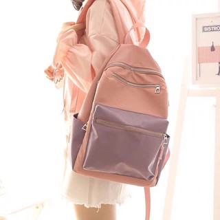 Balo thời trang ulzzang vải dù cao cấp chống nước tròn
