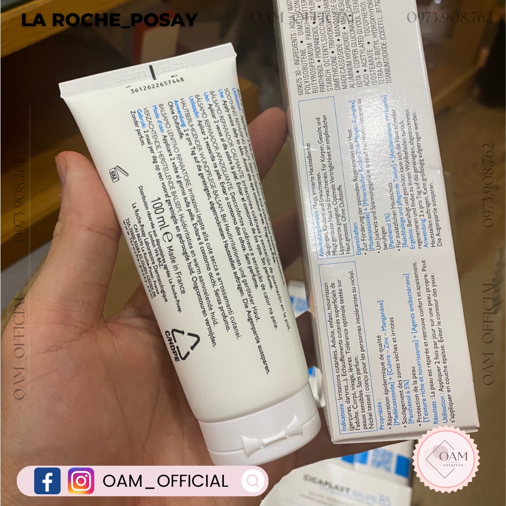 Kem Dưỡng La Roche Posay b5 phục hồi da Cicaplast b5 Baume 40ml &amp; 100ml