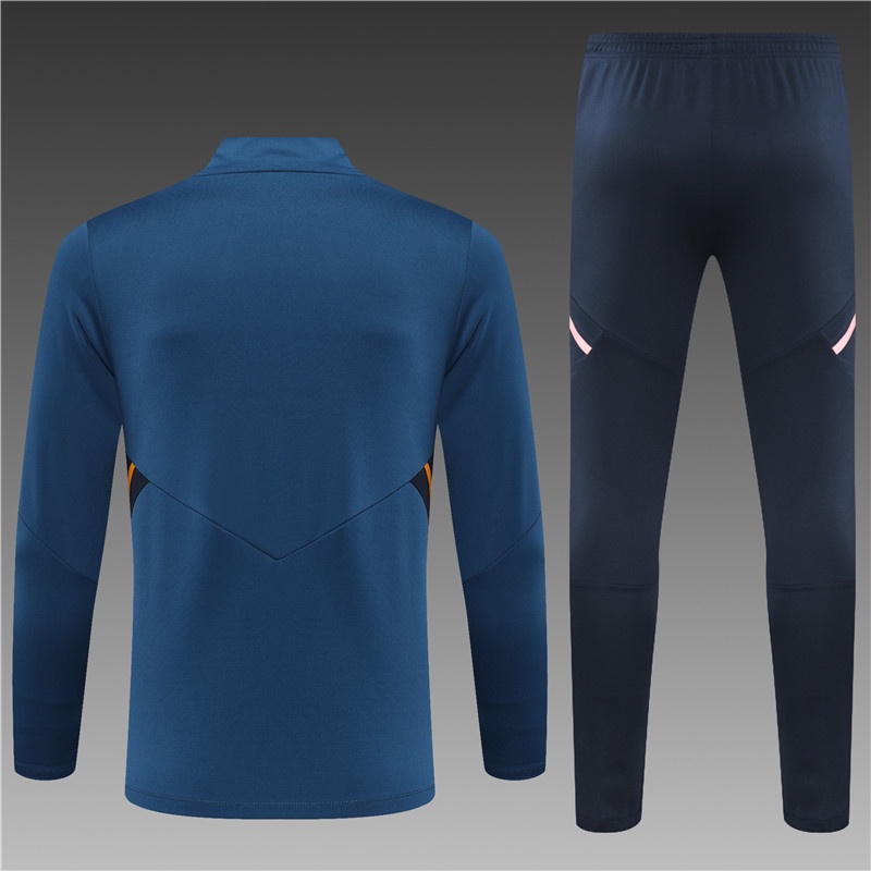Bộ Đồng Phục Đá Banh Tay Dài Có Khóa Kéo Thời Trang Thu Đông Cho Nam
