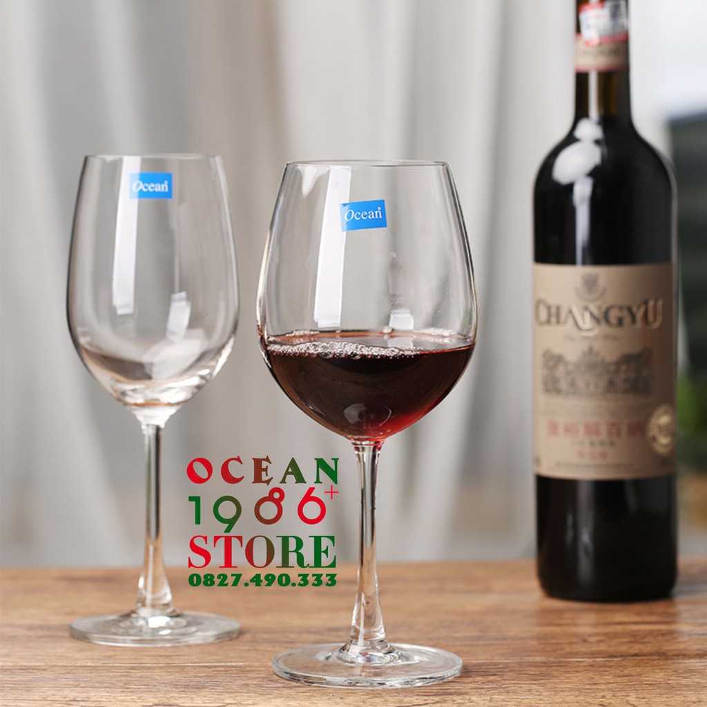 Bộ 6 Ly Rượu Vang Đỏ Thủy Tinh Ocean Madison Bordeaux – 600ml – 1015A21 – Sản Xuất Thái Lan