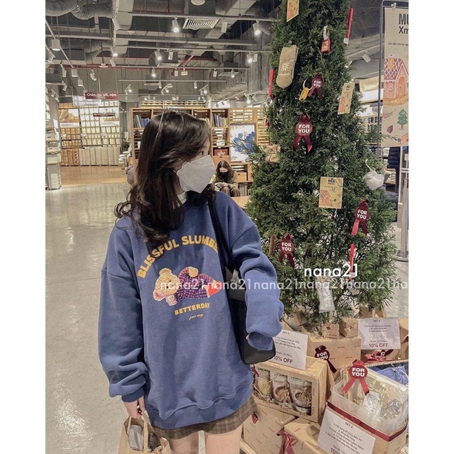 Áo nỉ bông hình gấu Betterday | BigBuy360 - bigbuy360.vn