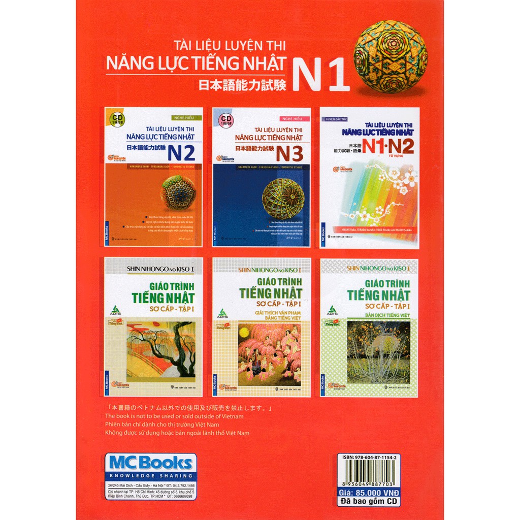 Sách - Tài Liệu Luyện Thi Năng Lực Tiếng Nhật N1