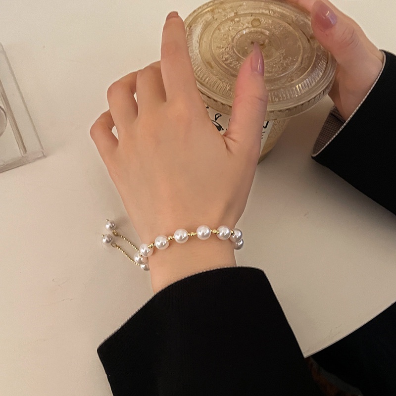 Vòng Tay Ngọc Trai Nước Ngọt Thời Trang Cho Nữ