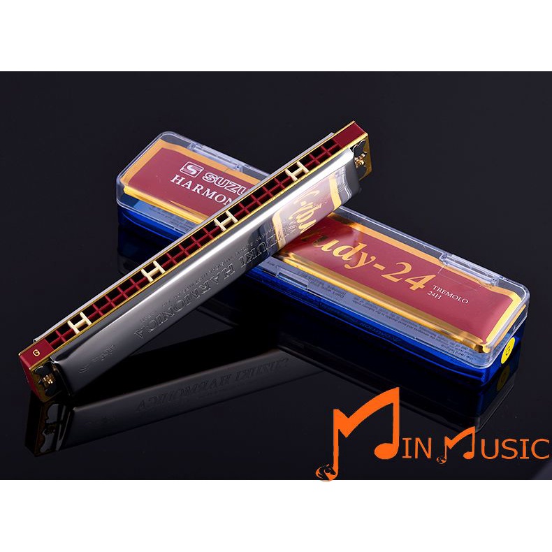 Kèn Harmonica Suzuki STUDY24 24 Lỗ I Hàng Chính Hãng