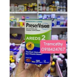 210 viên -Bổ mắt Bausch + Lomb PreserVision AREDS 2 Patented Formula
