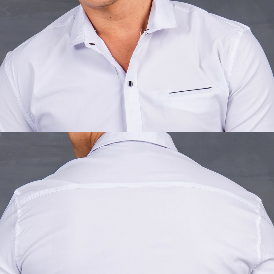 Áo sơ mi nam MĐ A128 (Trắng) | BigBuy360 - bigbuy360.vn