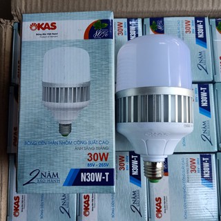 Bóng đèn led thân nhôm 30W OKAS Ánh sáng trắng