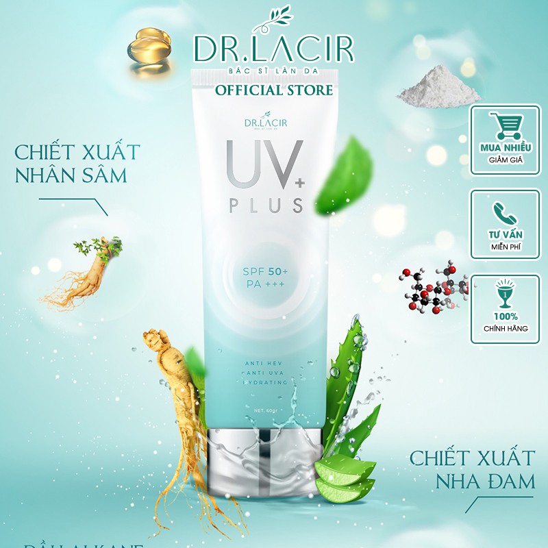 [Mã BMLTA35 giảm đến 35K đơn 99K] Kem Chống Nắng BIOHE PROTECTION Dr Lacir 60ml DR10