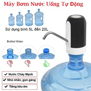 💛Nước chảy nhanh/gọn gàng/êm ái💛 Vòi bơm hút bình nước uống tự động có sạc USB