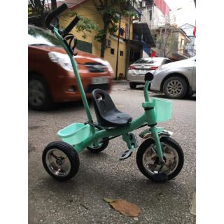 XE ĐẠP 3 BÁNH CÓ CÁN ĐẨY CHO BÉ .