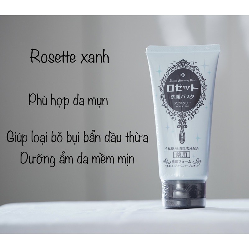 Sữa rửa mặt đất sét Rosette Nhật Bản chuẩn Auth 150ml