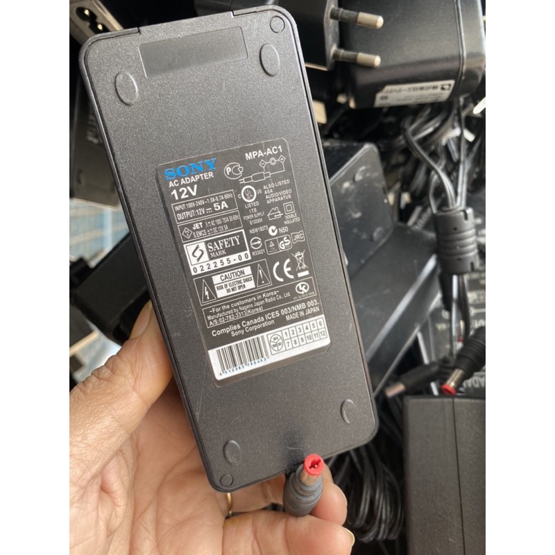 Nguồn  bãi 12v 5a combo có dây  nguồn