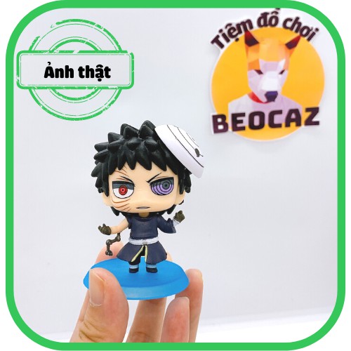 [Tặng Hộp Bảo Vệ] Mô Hình chibi 06 nhân vật truyện Naruto Sasuke Kakashi Obito Sakura Itachi bền màu