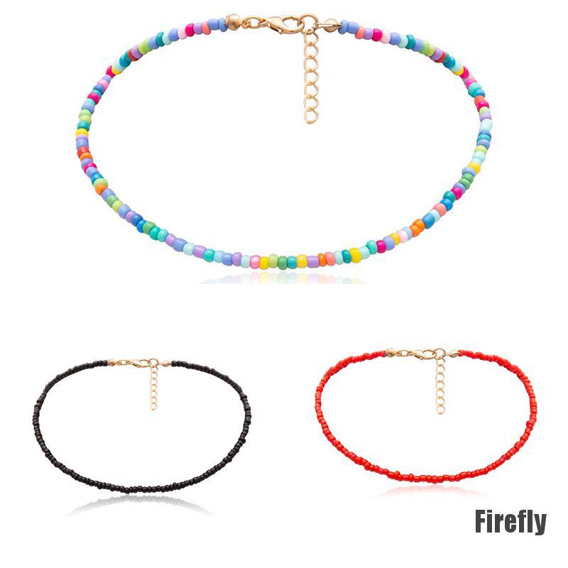 Vòng Cổ Choker Đính Hạt Nhiều Màu Sắc Thời Trang