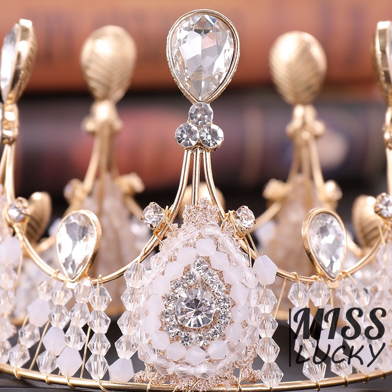 Cài tóc hình vương miện đính đá lấp lánh