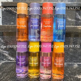 [MẪU MỚI - MINISIZE] Nước Hoa Xịt Thơm Toàn Thân Victoria’s Secret Body Mist amber romance coconut love spell VIC VS
