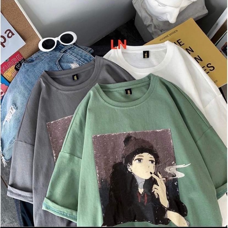 Áo phông cậu bé ô vuông LN11