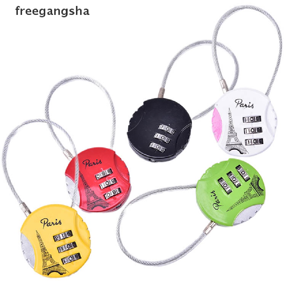 [FREG] 1pc Mini Resettable Combination Travel Luggage Suitcase Code Lock Padlock Locks FDH
