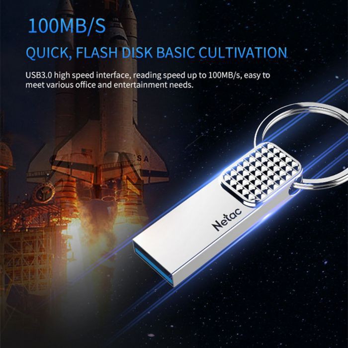 USB Netac U276 U Disk USB 3.0 Flash Drive 32GB - màu bạc