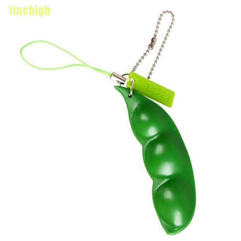 Móc Khóa Hạt Đậu Cao Su Giúp Giảm Căng Thẳng