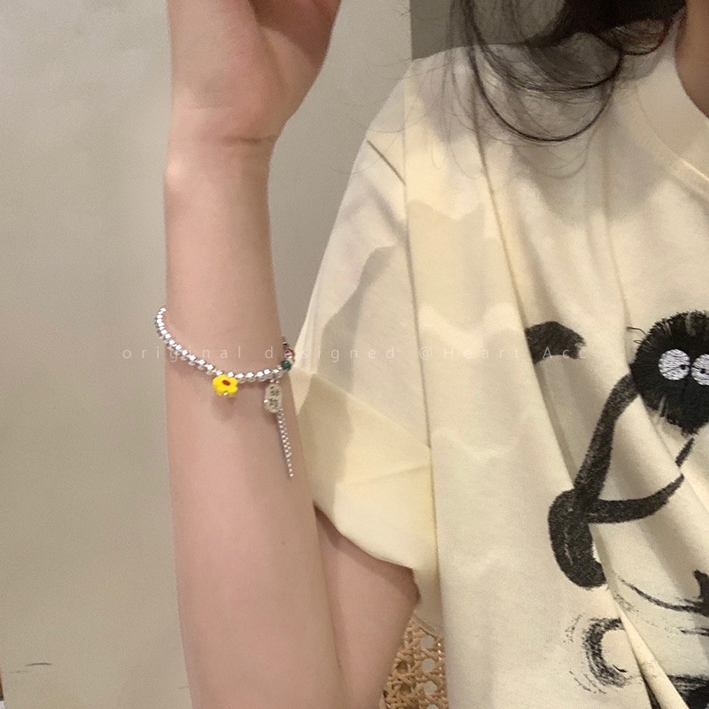 Vòng Tay Đính Hạt Pha Lê Acrylic Mẫu Mới Thời Trang Cho Nữ