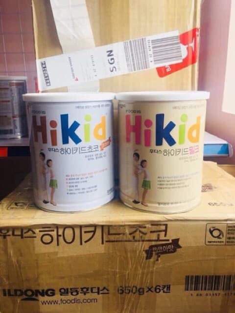 Sữa Hikid Hàn Quốc - Hộp 600gr