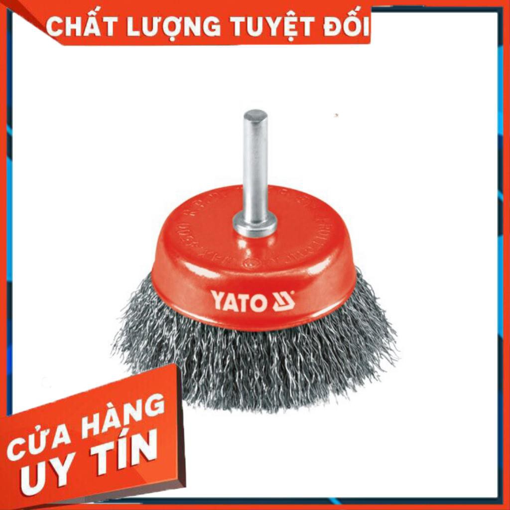 [Hàng xịn] Đồ Nghề Yato Balan. Chổi cước sợi thép Yato YT-4751