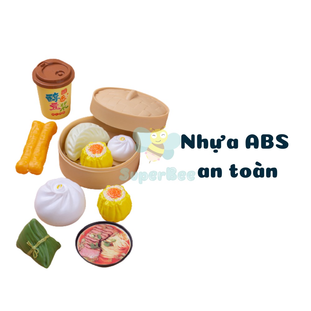 [Có tờ menu] Bộ Đồ Chơi Nấu Ăn SuperBee, Mô Hình Nấu Ăn 31-84 Chi Tiết Đa Dạng, Trò Chơi Nhà Bếp Nhựa ABS An Toàn Cho Tr