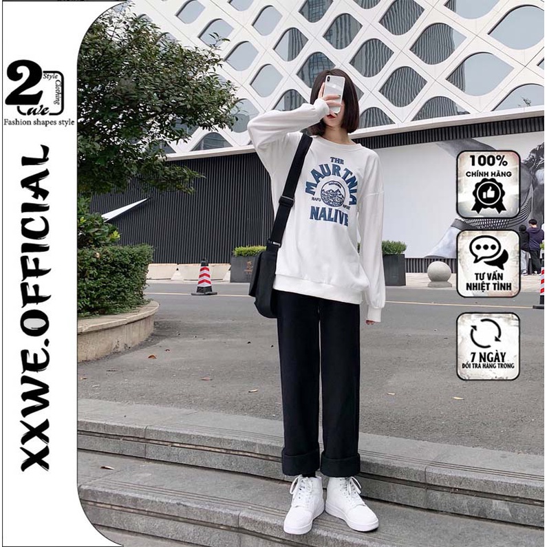 Quần jeans baggy nữ ống suông,rộng SN-01 mẫu Hot Hit về LOVE WEAR