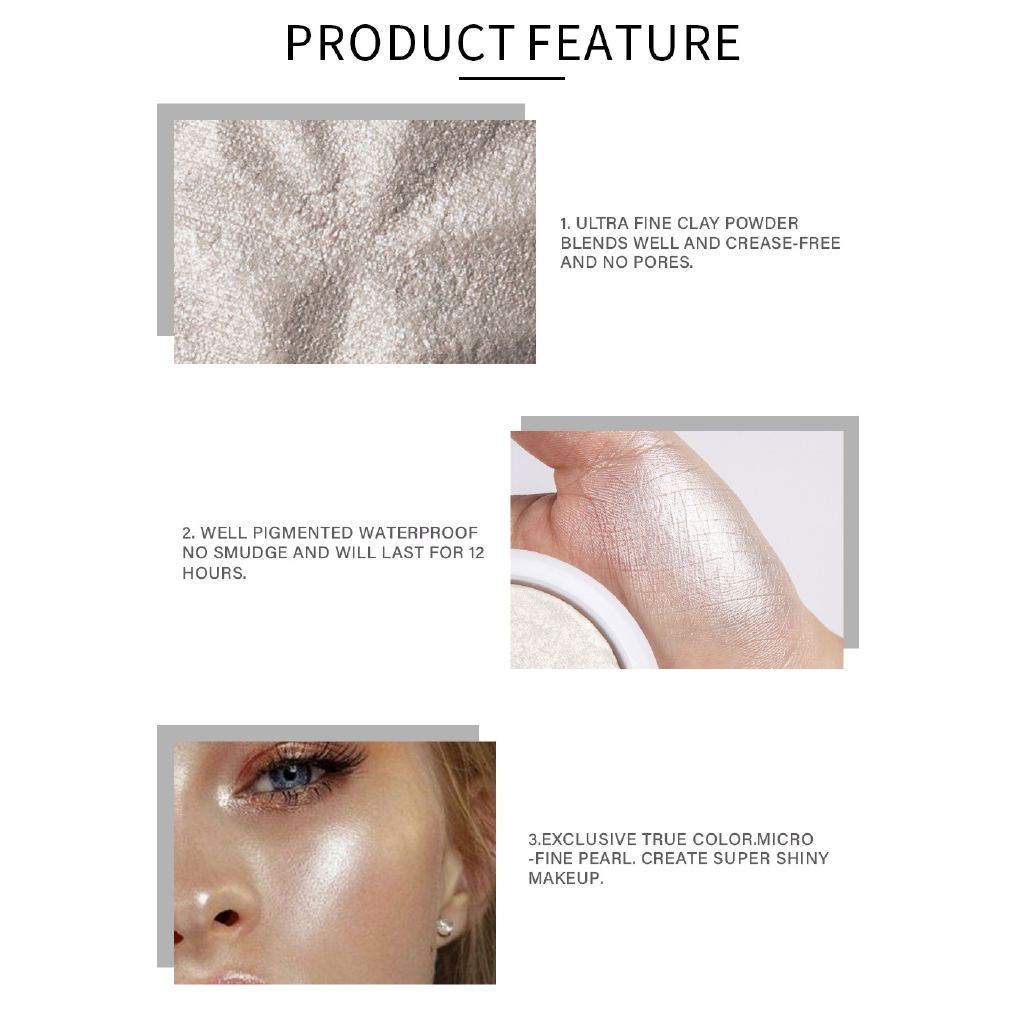 (Hàng Mới Về) Phấn Bắt Sáng Handaiyan Tạo Khối Màu Đồng Tông Vàng Đồng Lấp Lánh | BigBuy360 - bigbuy360.vn