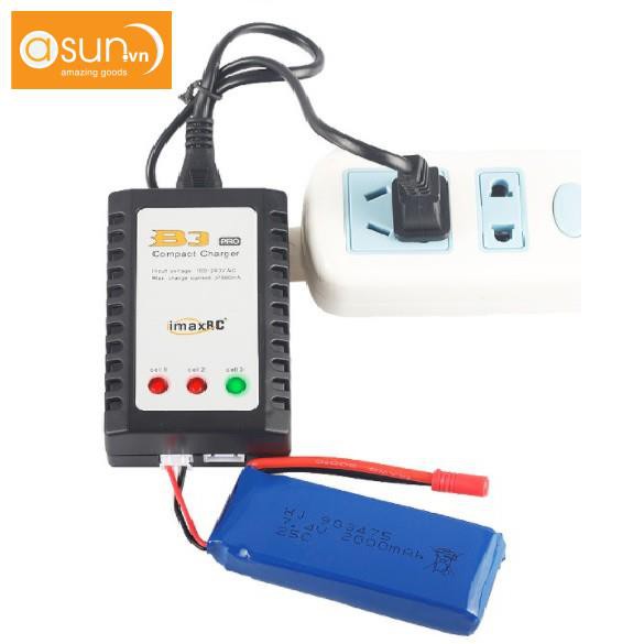 Bộ sạc pin Lipo  B3 2s, 3S điện thế 7.4V-11.1V