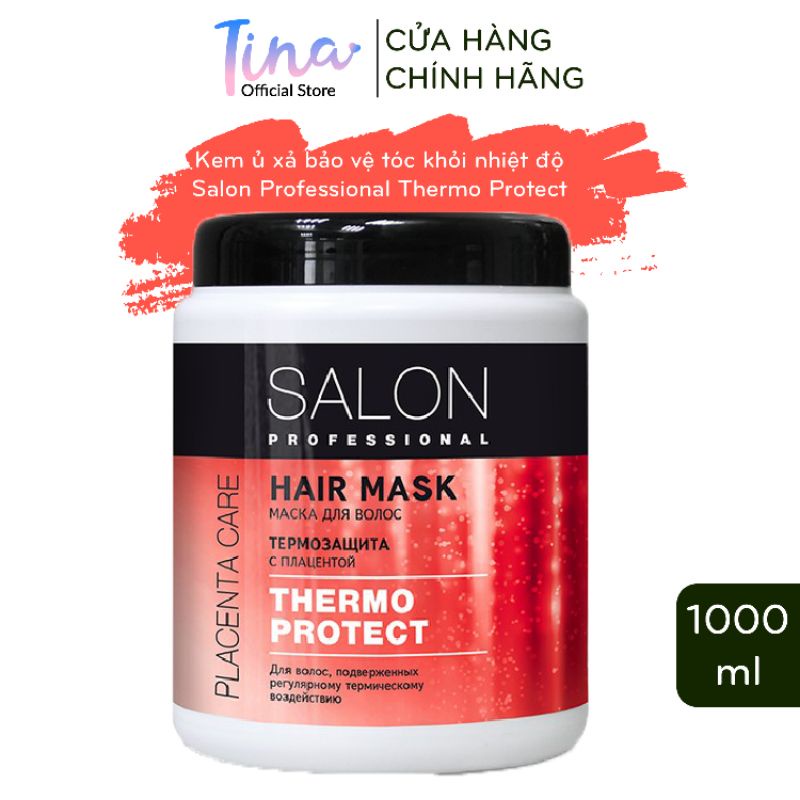 Kem ủ SALON PROFESSIONAL bảo vệ tóc khỏi các tác động nhiệt 1000ml