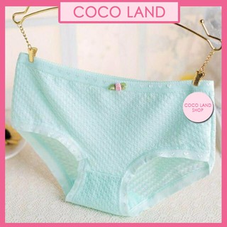 Quần chip cotton phối ren mềm mịn -quần chip kháng khuẩn xuất nhật -quần chip cột dây dễ thương -🎀 quần chip nhún bèo