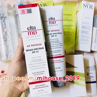 (Nhập khẩu 03/22)Kem chống nắng vật lý Elta MD SPF 41 (CÓ MÀU) 85g