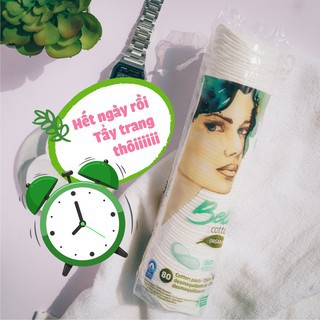 Bông tẩy trang Bella Organic 80 miếng
