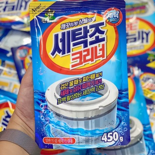 Bột tẩy vệ sinh lồng giặt Hàn Quốc túi 450gr