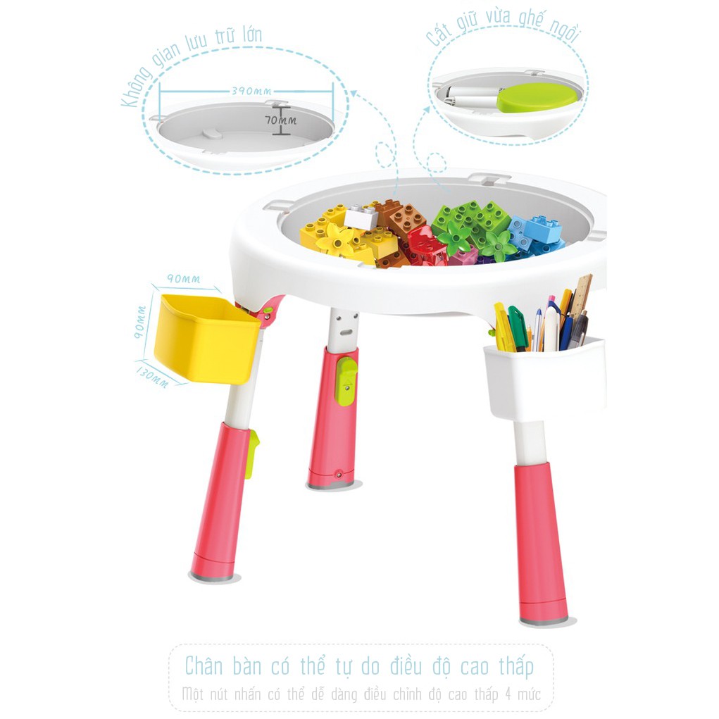 Bộ bàn ghế lắp ghép đa năng Toys house 1119-SM-001-88005