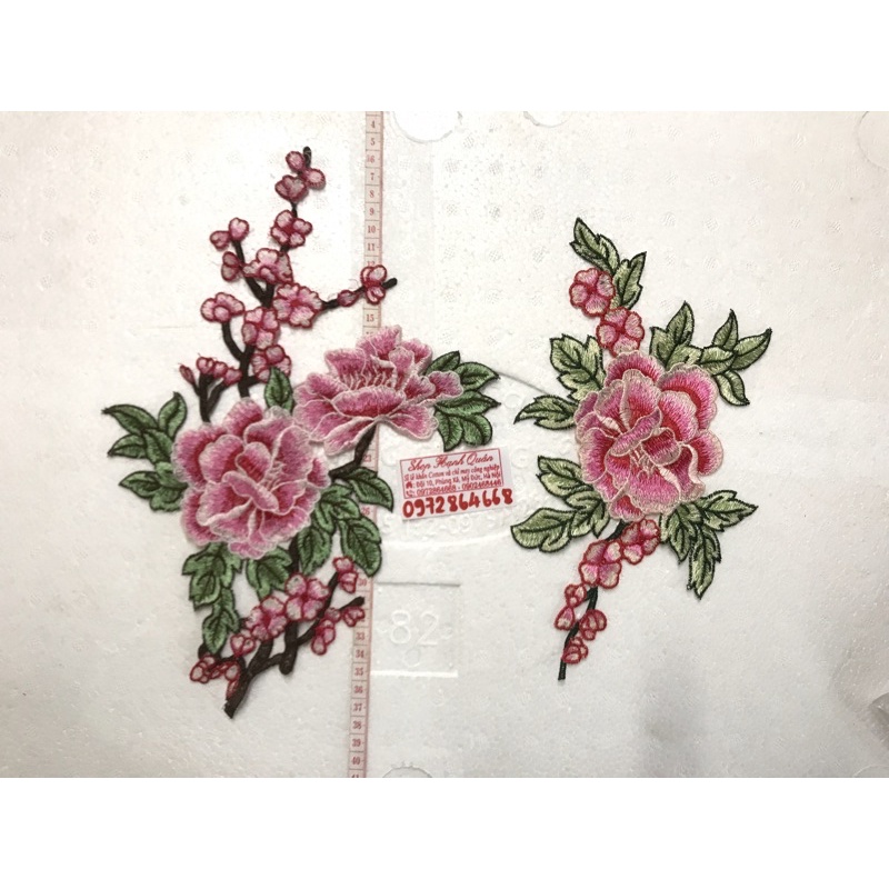 Bông Hoa thêu mã H20 và H120 (Shop giao đơn tiền hàng từ 50k)