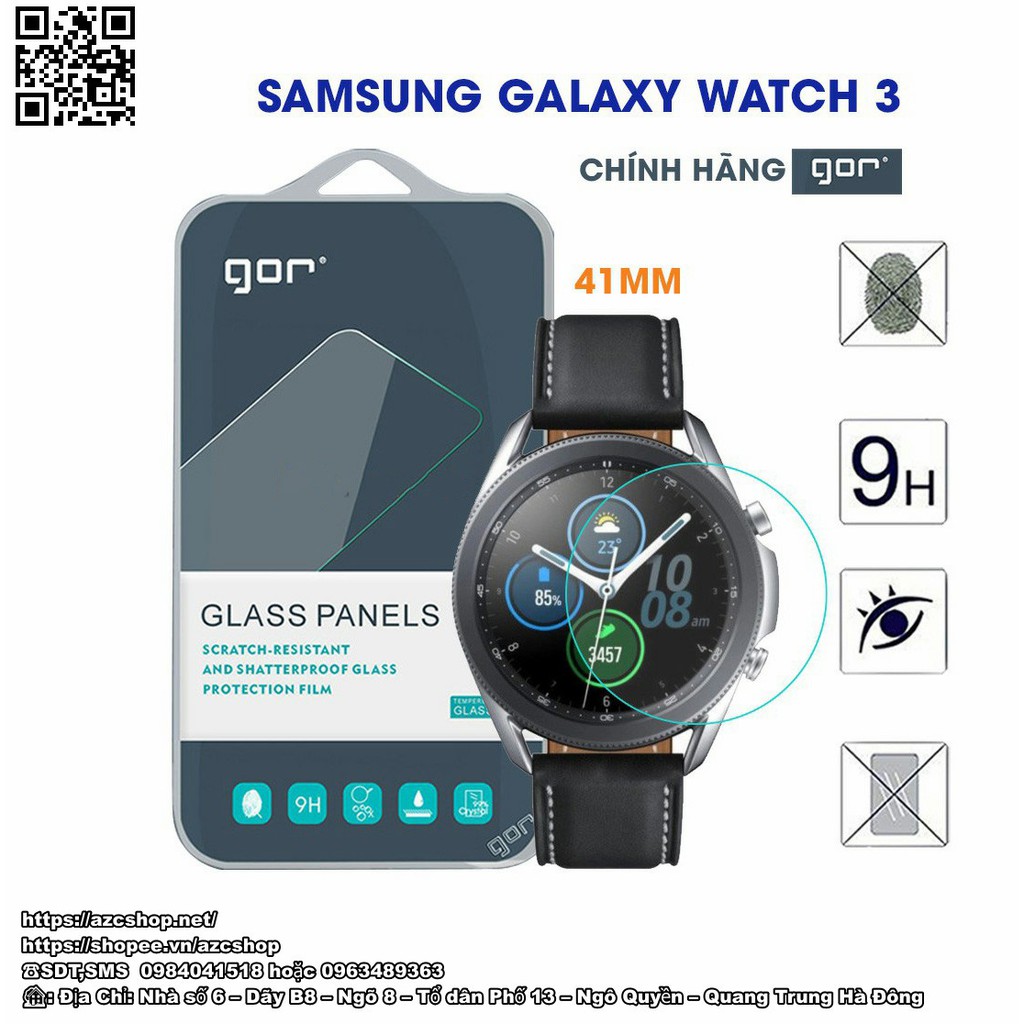 Cường Lực Galaxy Watch 3 - GOR Chính Hãng Bộ 2 Miếng