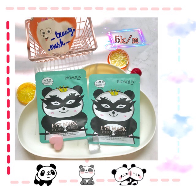 🔆☀️ Mặt nạ mắt hoa cúc - panda nội địa Trung của nhà Bioaqua ( hàng sẵn) ☀️🔆