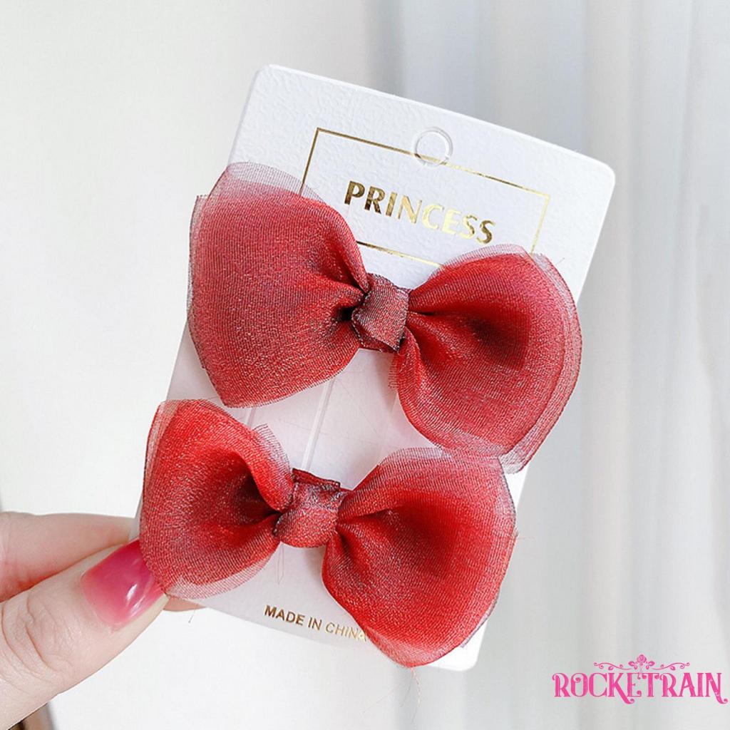 Kẹp Tóc Nơ Dễ Thương Cho Bé Gái